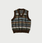 45R Fair Isle 908 Jacquard Vest