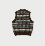45R Fair Isle 908 Jacquard Vest