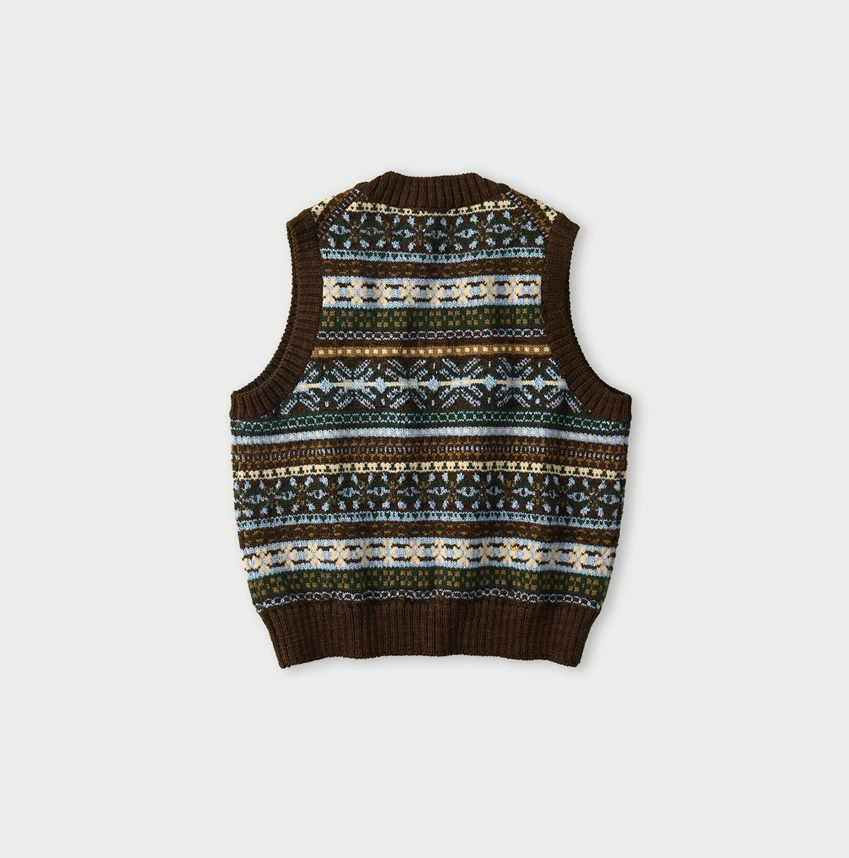45R Fair Isle 908 Jacquard Vest - Image 18