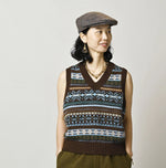 45R Fair Isle 908 Jacquard Vest