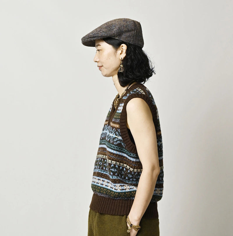 45R Fair Isle 908 Jacquard Vest - Image 7