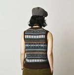 45R Fair Isle 908 Jacquard Vest