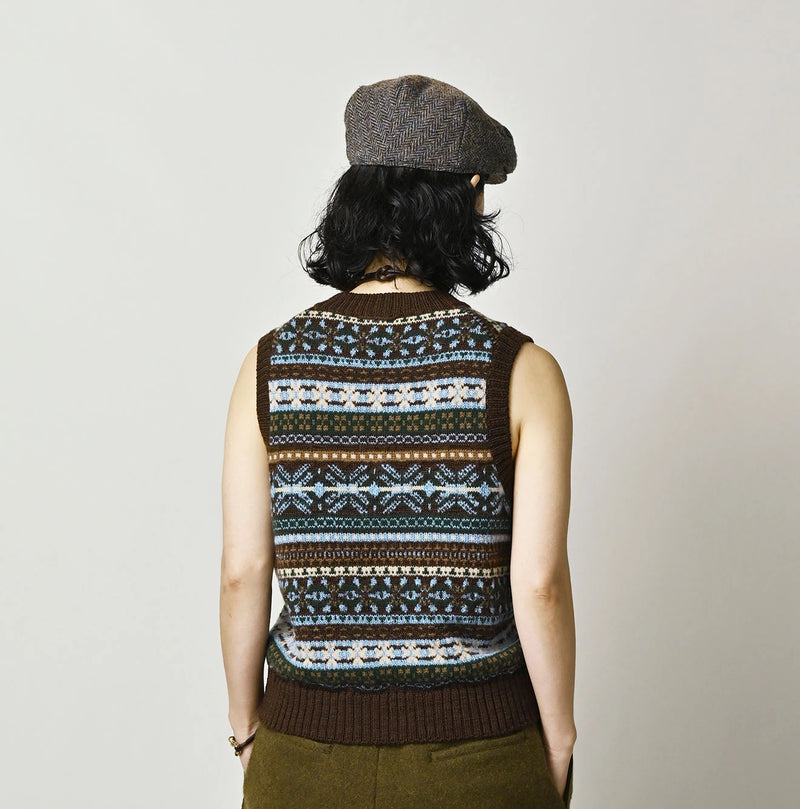 45R Fair Isle 908 Jacquard Vest - Image 8