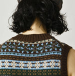 45R Fair Isle 908 Jacquard Vest