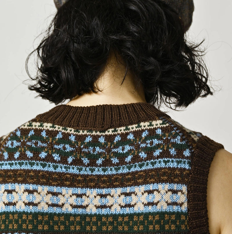 45R Fair Isle 908 Jacquard Vest - Image 16