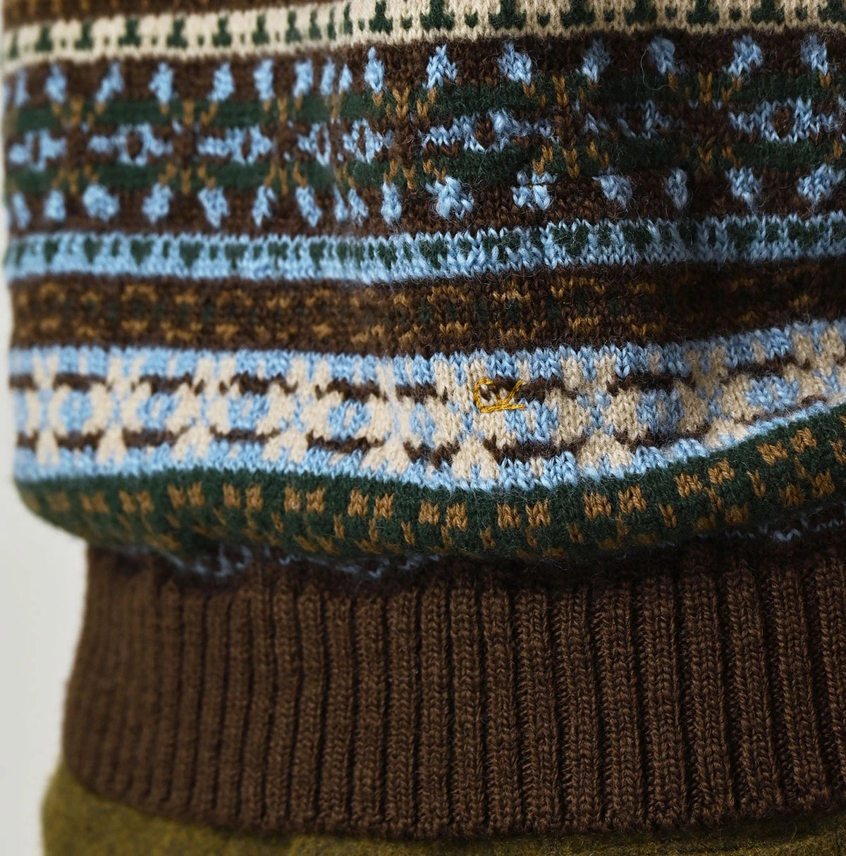45R Fair Isle 908 Jacquard Vest