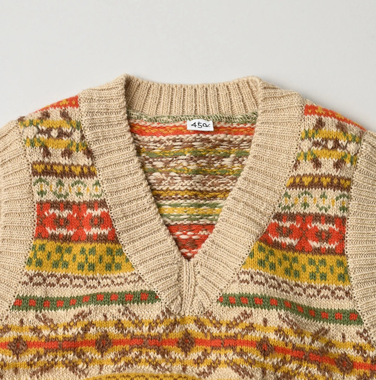 45R Fair Isle 908 Jacquard Vest