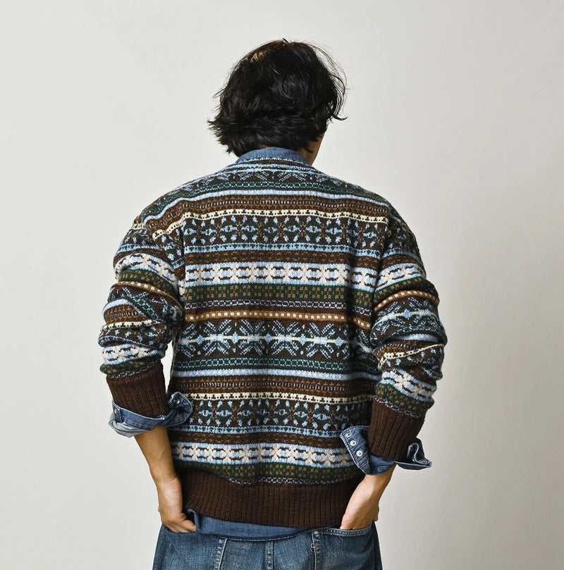 45R Fair Isle 908 Jacquard Sweater - Image 11