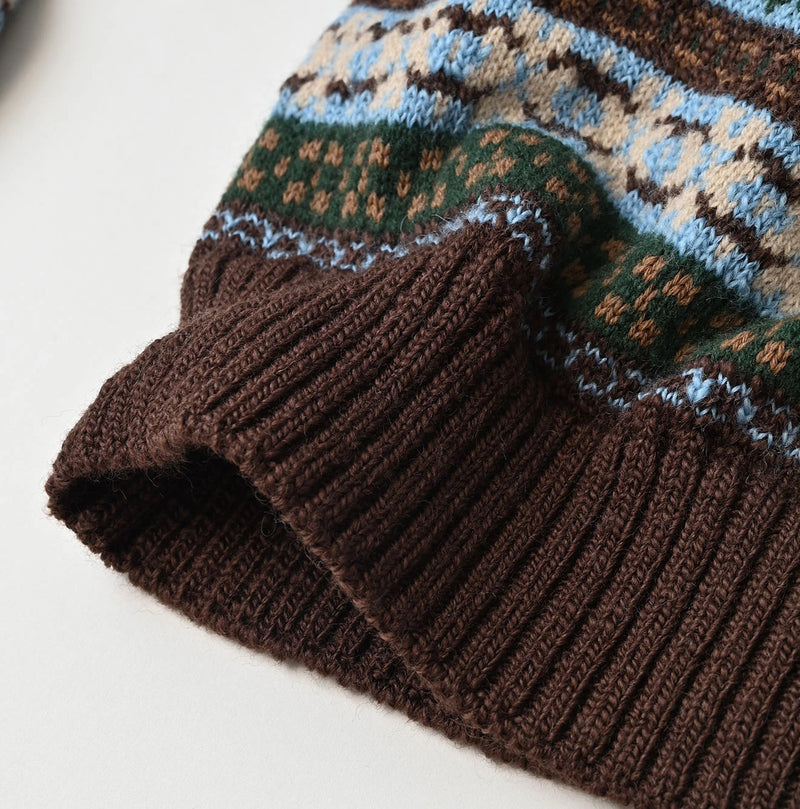 45R Fair Isle 908 Jacquard Sweater - Image 21