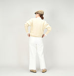 US Wool Reverse Weave 908 Print Sweater (Size 2) - 45R by 45rpm studio