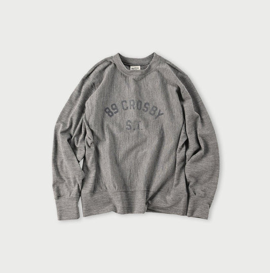 US Wool Reverse Weave 908 Print Sweater (Size 4) - 45R by 45rpm studio