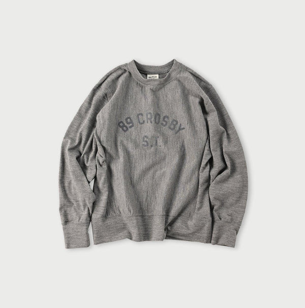 US Wool Reverse Weave 908 Print Sweater (Size 4) - 45R by 45rpm studio