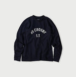 US Wool Reverse Weave 908 Print Sweater (Size 4) - 45R by 45rpm studio