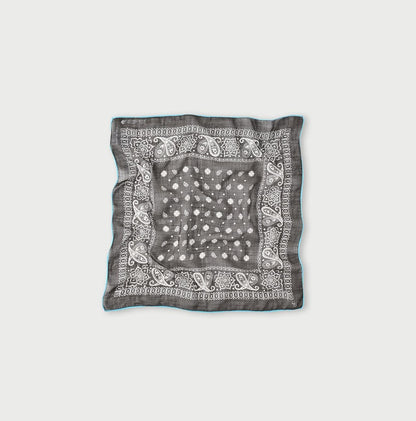 Gauze Cross Paisley Bandana