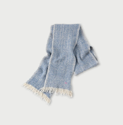 45R Merino Cashmere Herringbone Muffler