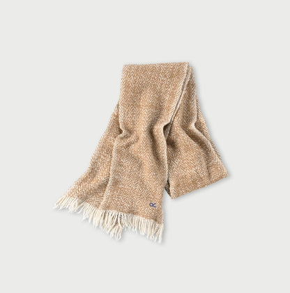 45R Merino Cashmere Herringbone Muffler