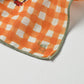 Supima Twill Gingham Check Flower Bandana