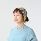 Supima Twill Gingham Check Flower Bandana