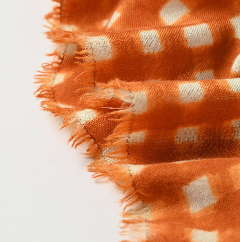 45R Float Twill Gingham Check Flower FUROSHIKii