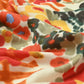 45R Float Twill Gingham Check Flower FUROSHIKii