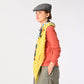 45R Float Twill Gingham Check Flower FUROSHIKii