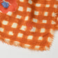 45R Float Twill Gingham Check Flower FUROSHIKii