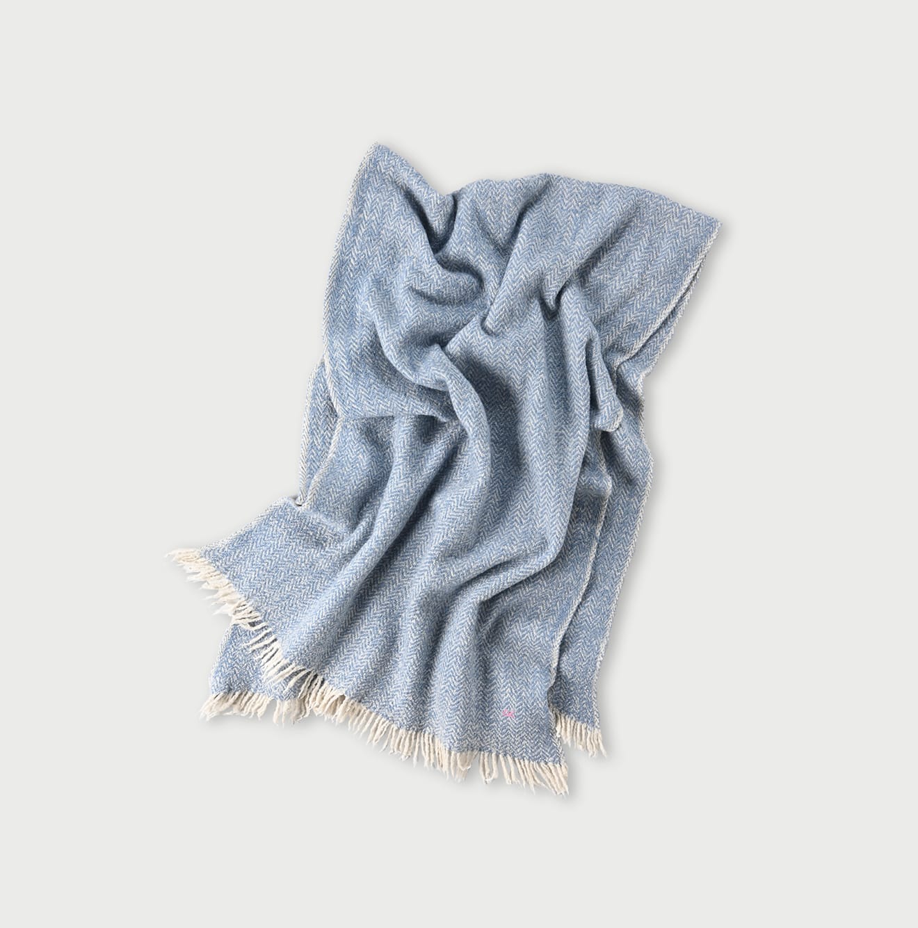 45R Merino Cashmere Herringbone Stole