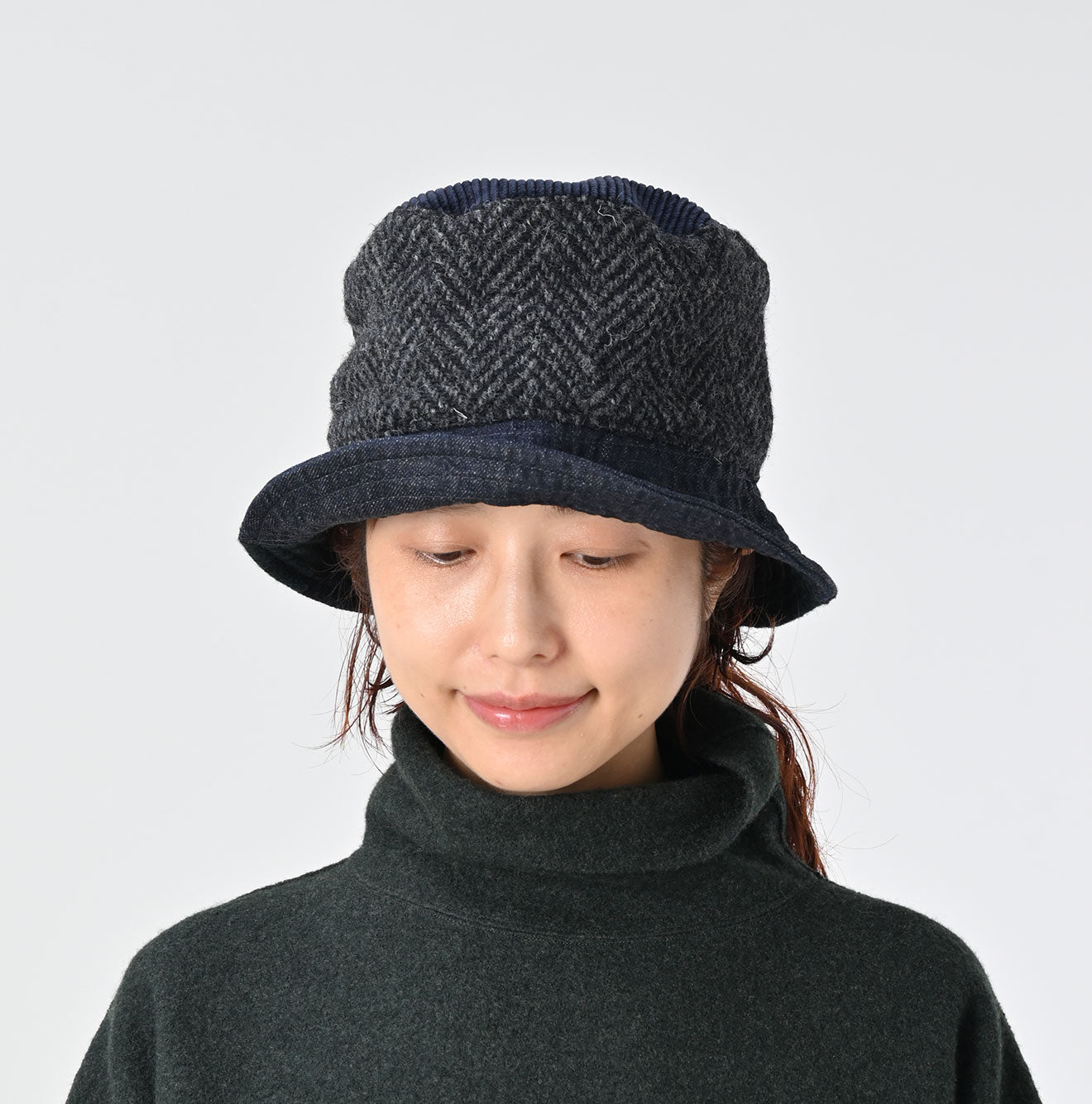 45R Tamatebako Tweed 908 Hat
