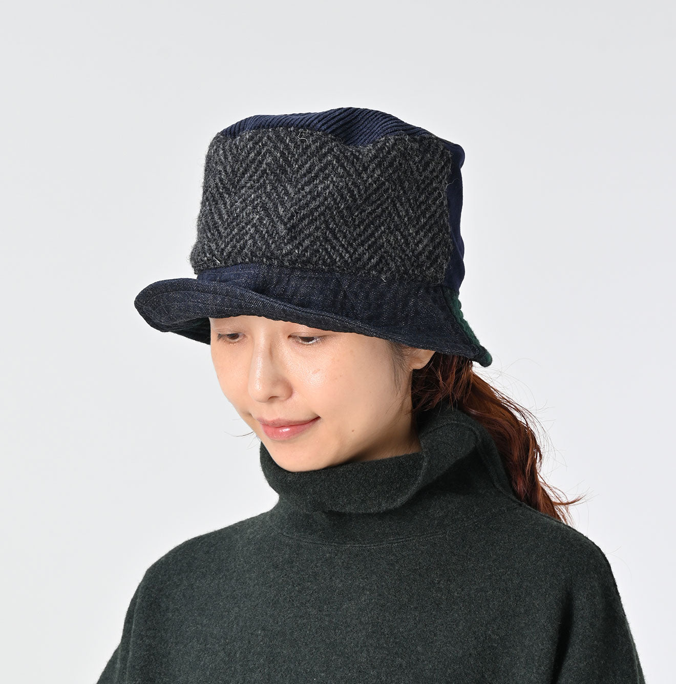 45R Tamatebako Tweed 908 Hat