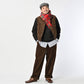 45R Merino Cashmere Check Muffler
