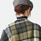 45R Merino Cashmere Check Poncho