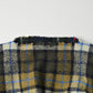 45R Merino Cashmere Check Poncho
