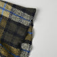 45R Merino Cashmere Check Poncho