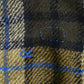 45R Merino Cashmere Check Poncho