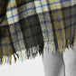 45R Merino Cashmere Check Poncho