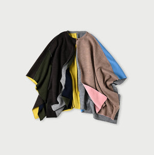 Float Felted Poncho Muffler