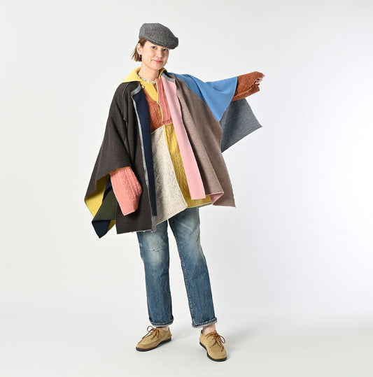 45R Float Felted Poncho Muffler