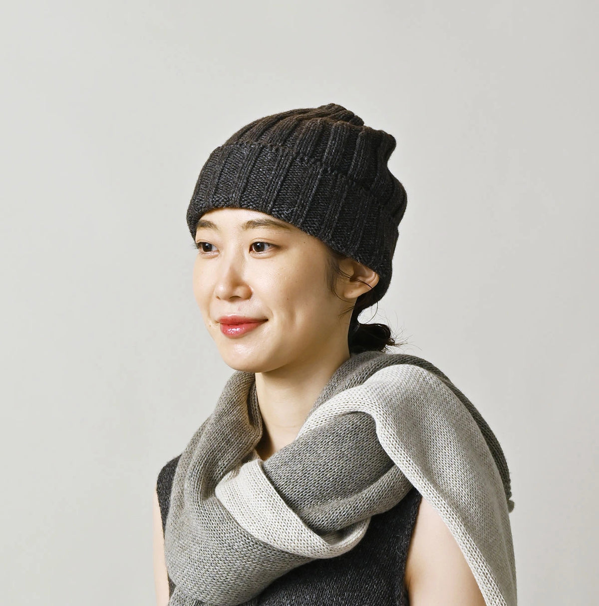 45R Linen Cashmere Knit Cap