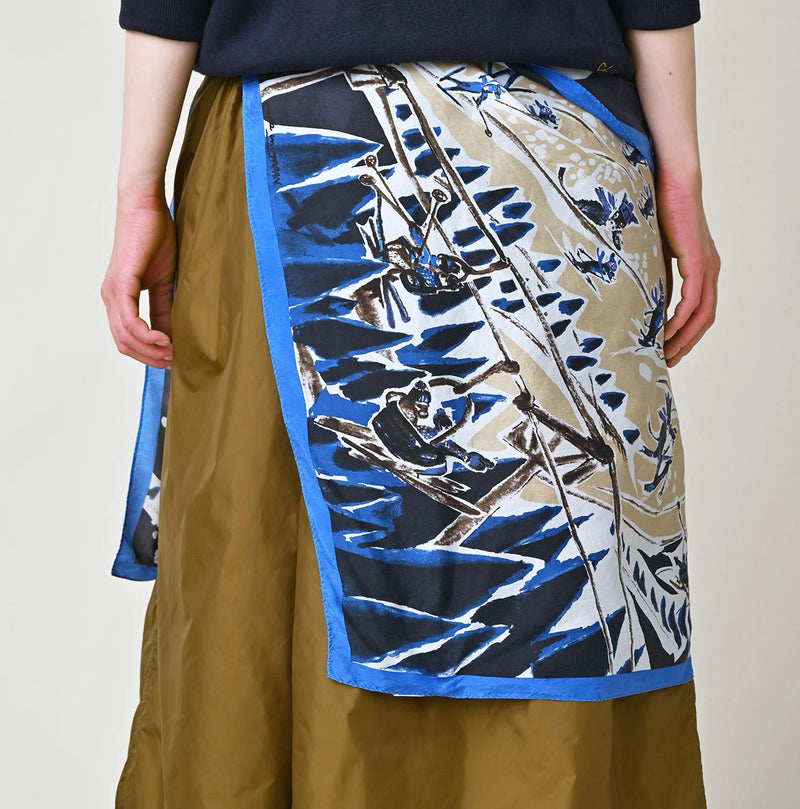 45R Silk Skier Komon Furoshiki - Image 9