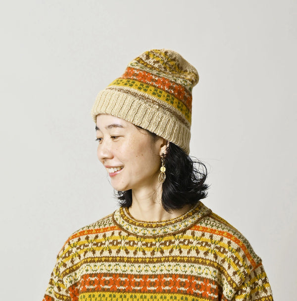 45R Fair Isle 908 Jacquard Knit Cap