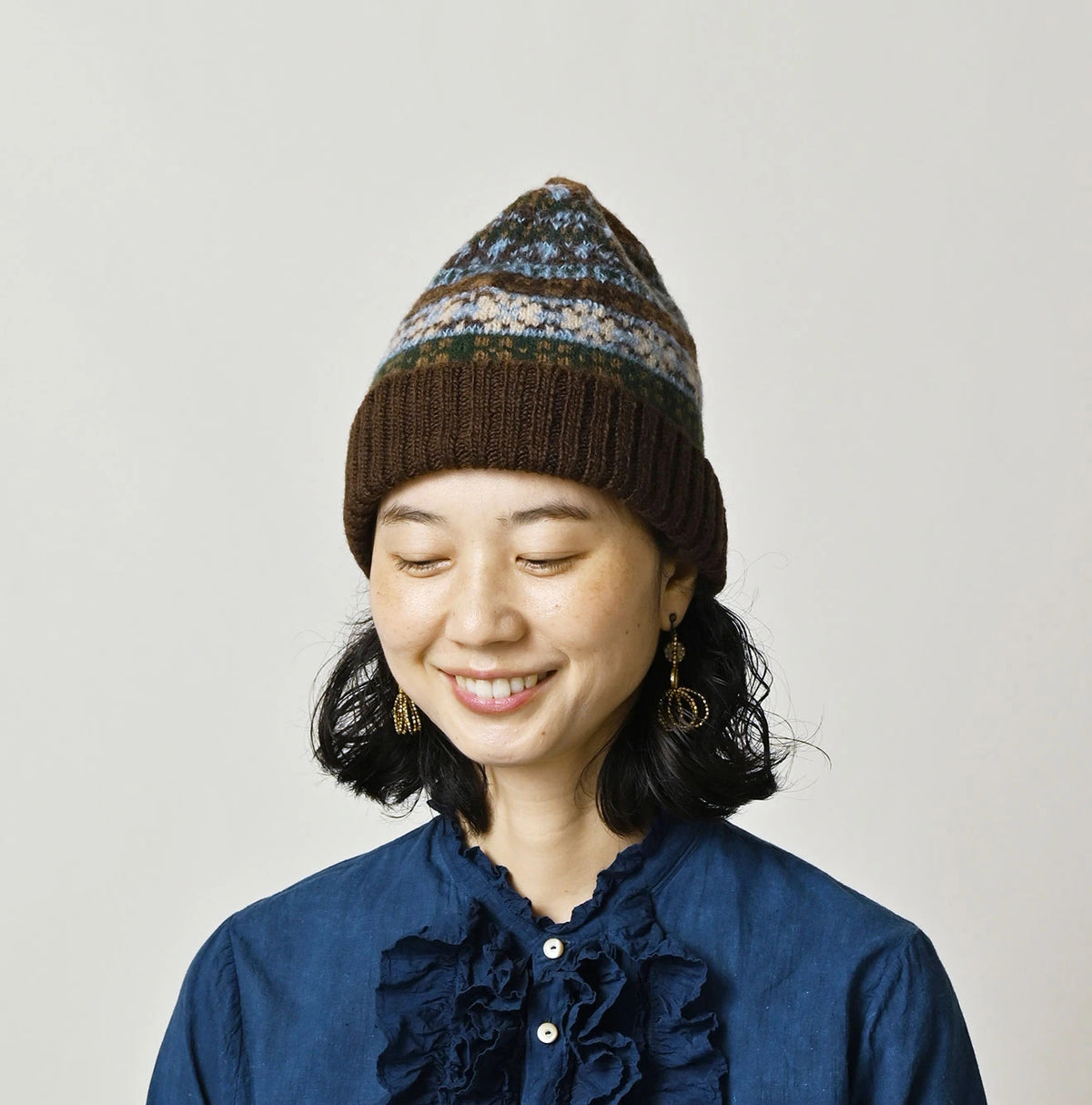 45R Fair Isle 908 Jacquard Knit Cap - Image 5