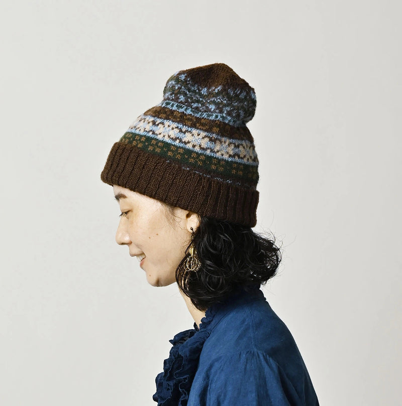 45R Fair Isle 908 Jacquard Knit Cap - Image 6