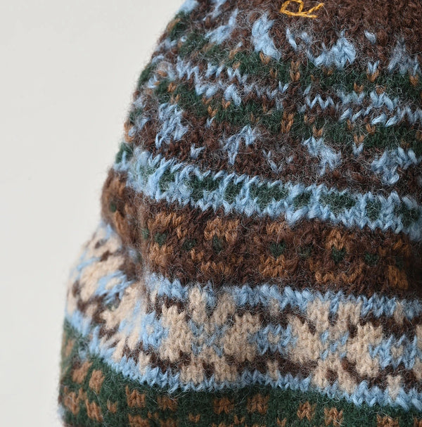 45R Fair Isle 908 Jacquard Knit Cap