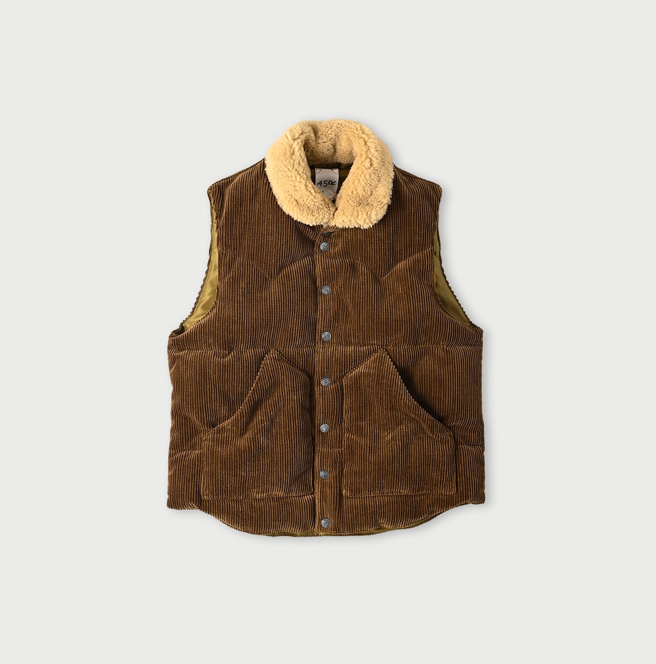 45R Selvage Corduroy 908 Vest