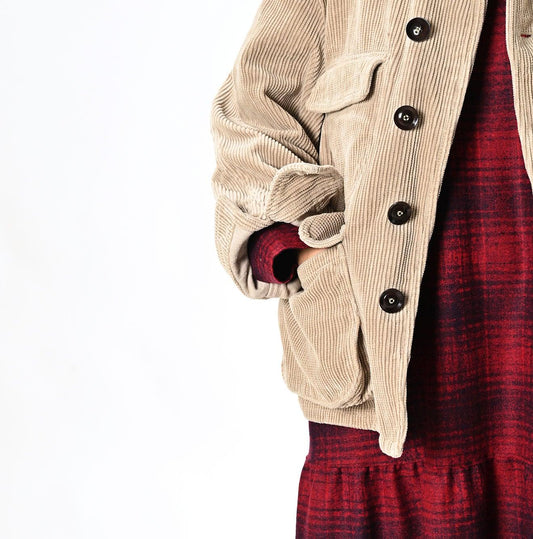 Selvage Corduroy 908 Hunting Jacket (Size 3) - 45R by 45rpm studio