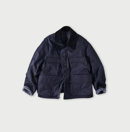 45R Indigo Gabardine Tweed 908 Hunting Jacket