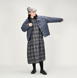 Indigo Gabardine Tweed 908 Hunting Jacket - 45R by 45rpm studio