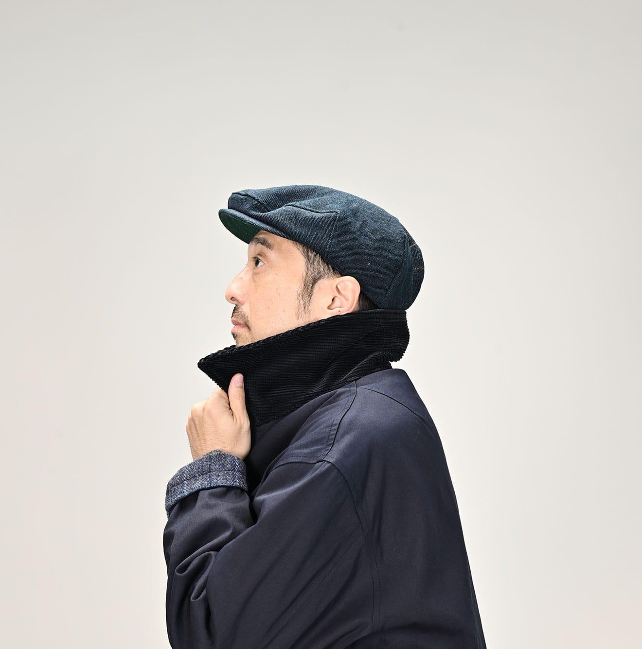 Indigo Gabardine Tweed 908 Hunting Jacket – 45R GLOBAL