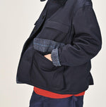 Indigo Gabardine Tweed 908 Hunting Jacket - 45R by 45rpm studio