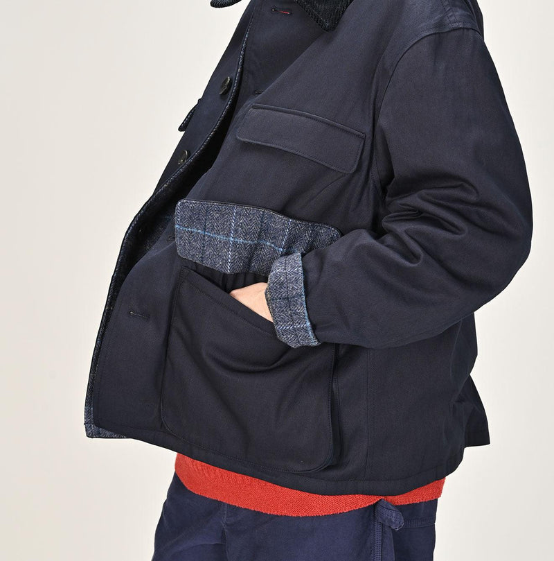 Indigo Gabardine Tweed 908 Hunting Jacket - 45R by 45rpm studio - Image 15